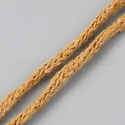 40 м полый хлопковый плетеный шнур OCOR-WH0100-43K-1