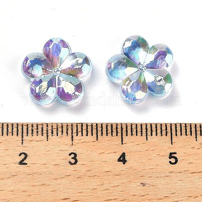 Perles acryliques transparentes&nbsp;PACR-H004-01K-1
