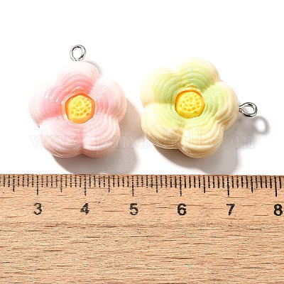 Милые подвески из непрозрачной смолы RESI-S014-02-1