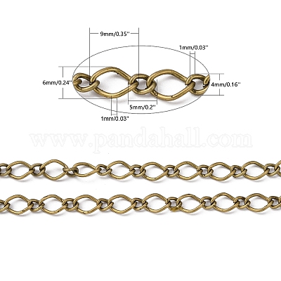 Цепи железа ручной работы Figaro цепи мать-сын цепи CHSM003Y-AB-1