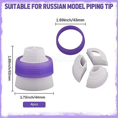 Конвертер насадок для кондитерского мешка с пластиковой глазурью KY-SP0001-42C-1