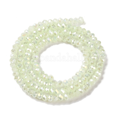 Запекание гальванических нитей стеклянных бусин DGLA-A039-J4mm-B17-1