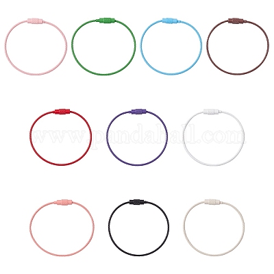 Брелки для ключей из нержавеющей стали 201 BJEW-YW0001-10A-1