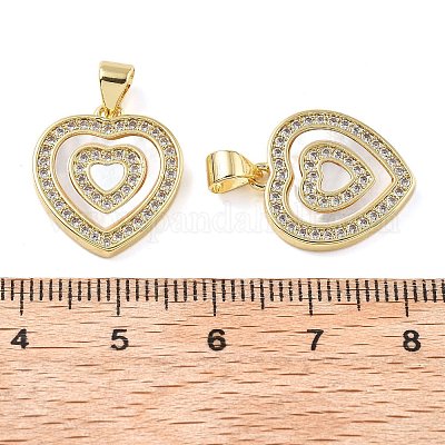 Латунные подвески&nbsp;KK-H002-11B-G-RS-1