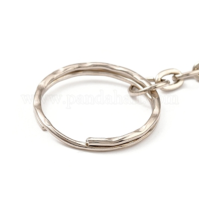 Брелок для ключей из натуральных и синтетических драгоценных камней KEYC-JKC00225-1