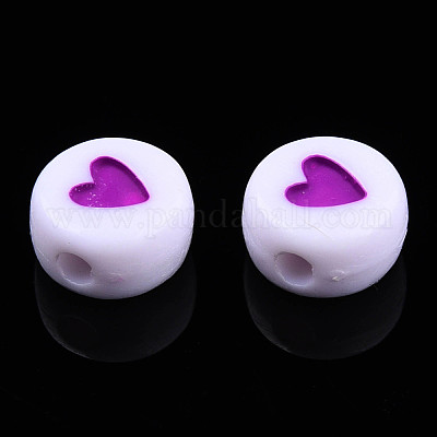 Непрозрачные акриловые бусины MACR-N008-57D-1