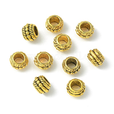 Тибетском стиле сплав Шарики прокладки&nbsp;TIBE-YW0001-39AG-1