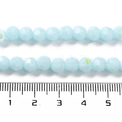 Непрозрачное стекло бисер нитей EGLA-A035-P6mm-L10-1