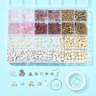 Набор для самостоятельного изготовления сережек/браслетов DIY-FS0009-94-1