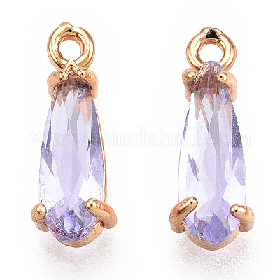 Граненые подвески стекла GLAA-T010-004F-1