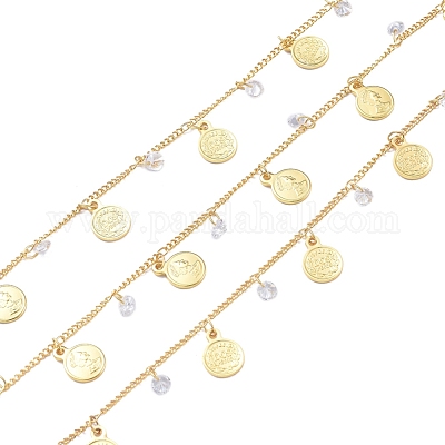 Латунные цепочки ручной работы CHC-I006-13G-1