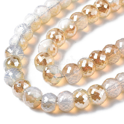 Стеклянные бусины&nbsp;GLAA-Q090-001-1