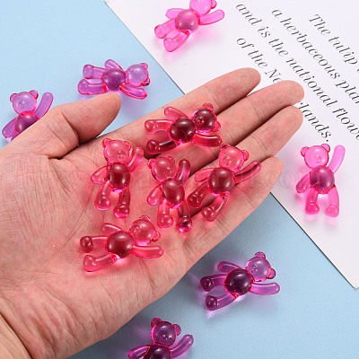 Прозрачные акриловые бусины&nbsp;MACR-S373-01B-906-1