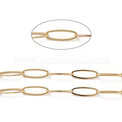 Паяные латунные цепочки для скрепок CHC-G005-24G-1
