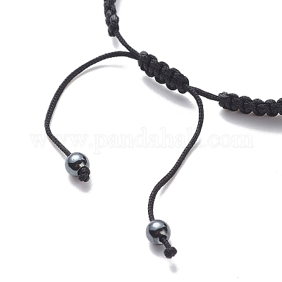 Набор штабелируемых браслетов с кодом Морзе BJEW-JB08838-01-1