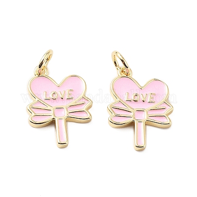 Латунь эмаль подвески KK-L237-025G-01-1