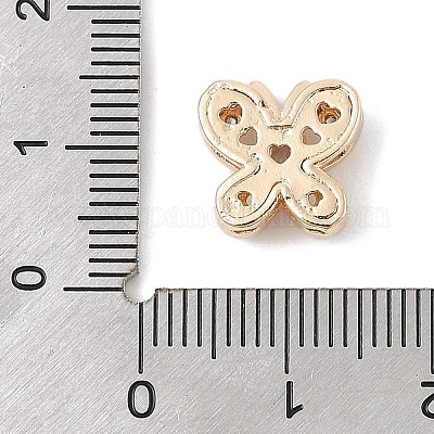 Латунные микро проложить кубического циркония бусы KK-K297-34A-G03-1