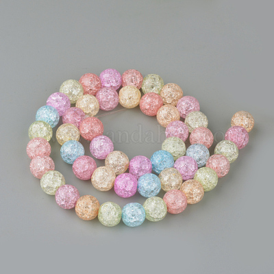 Синтетический хрустят кварц бисер пряди X-GLAA-S134-6mm-20-1