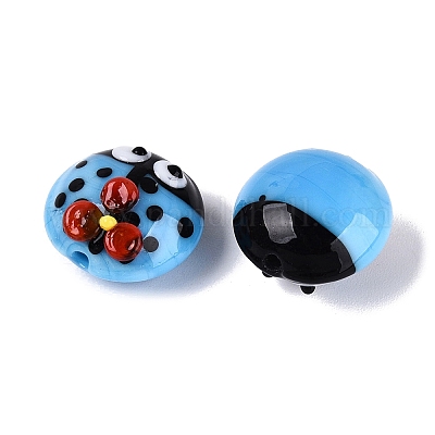 Fatti a mano perle di vetro irregolari&nbsp;LAMP-Q039-15H-1