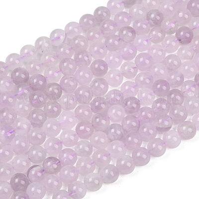 Нити бусин из натурального лавандового аметиста&nbsp;G-Z136-A01-6mm-1
