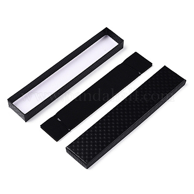 Шкатулки для ожерелья из фактурного картона с ромбами CBOX-T006-03A-1