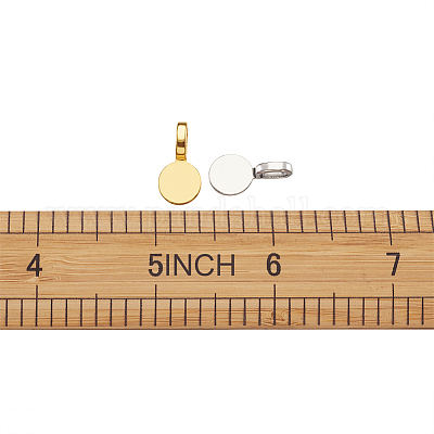 Клей из сплава в тибетском стиле на плоских подушечках для подвесок TIBE-TA0001-10-1