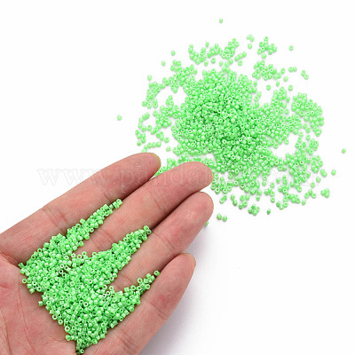 Цилиндрические стеклянные шарики флуоресцентного цвета SEED-S047-P-006-1