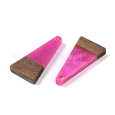 Подвески из смолы и дерева WOOD-F015-03A-1