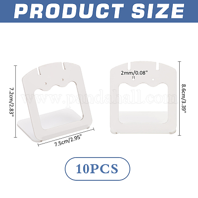 Акриловые подставки для сережек с наклоном bacl EDIS-WH0031-28A-03-1
