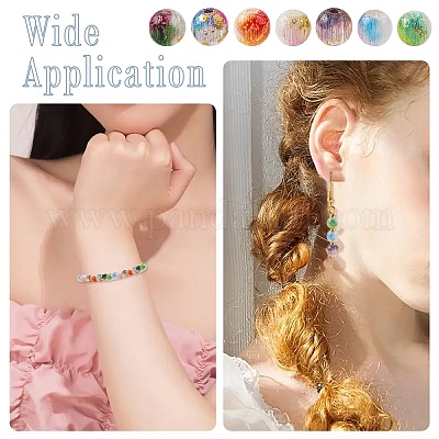 141 шт. 3 пакета бусин кошачий глаз&nbsp;CE-YW0001-02A-1