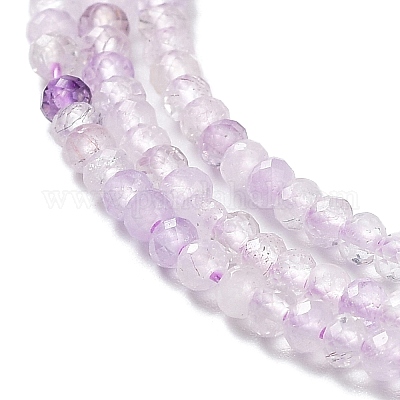 Natürlichen Amethyst Perlen Stränge&nbsp;G-J400-C03-01-1