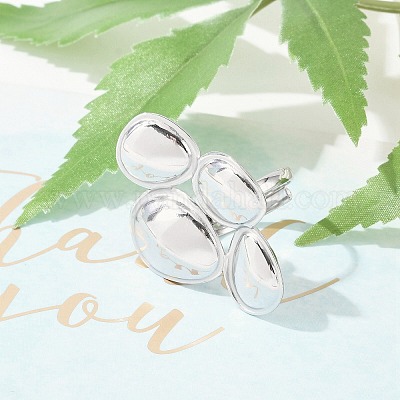 Кольца-манжеты каплевидной формы из нержавеющей стали 304 с защитой от потускнения RJEW-M047-05P-1