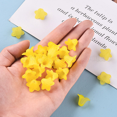 Прозрачные акриловые бусины PLF018-19-1