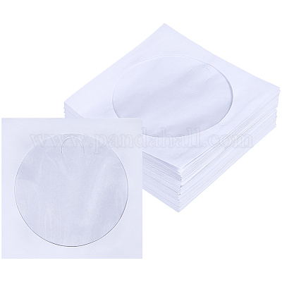 100 шт. квадратные бумажные пакеты для хранения дисков ABAG-CP0001-16-1