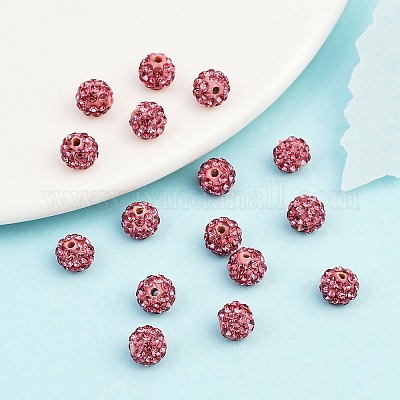 Бусины со стразами&nbsp;RB-H284-6MM-209-1