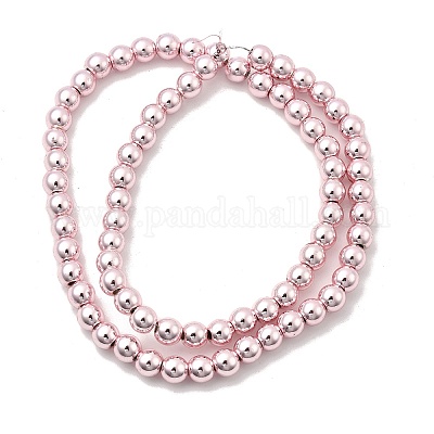 Гальванические нити из синтетических немагнитных гематитовых бусин G-H327-D01-01-1