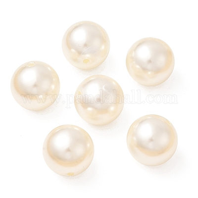 Абс пластмасса имитация жемчужина круглые бусины&nbsp;LS-X-SACR-S074-20mm-A41-1