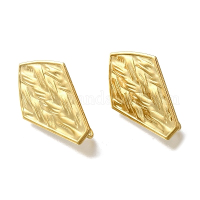 Фурнитура для сережек-гвоздиков из нержавеющей стали 304 STAS-B087-08C-G-1