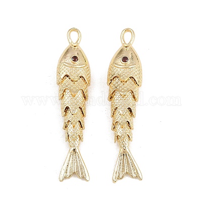 Латунные микро проложить кубического циркония подвески KK-A269-01C-G-1