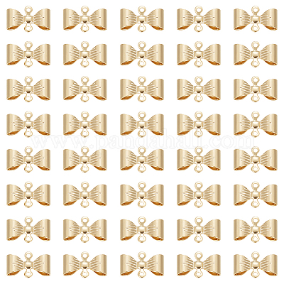 40 шт. подвески для соединителя из латуни с покрытием стойки KK-BC0010-82-1