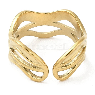 Кольца-манжеты из нержавеющей стали 304 RJEW-K245-79G-1