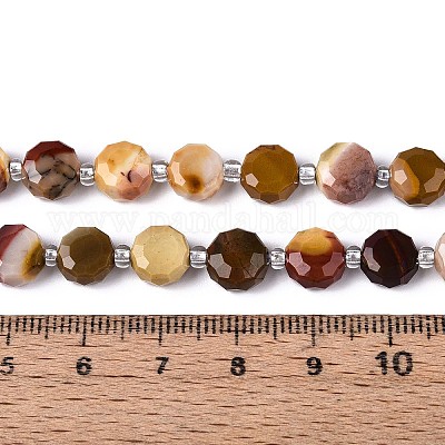 Природные mookaite бисер нитей G-B153-A19-1