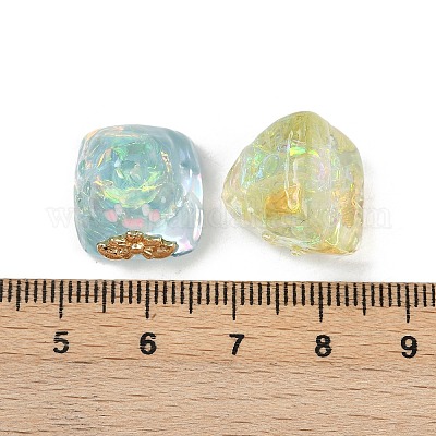 Прозрачные бисеры из смолы RESI-L047-09-1