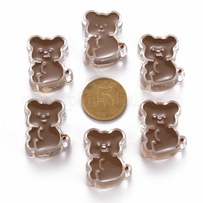 Прозрачные акриловые бусины MACR-S374-07A-01-1