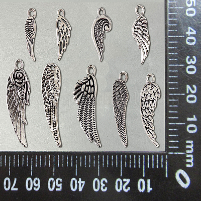 100шт 10 стиля подвески из сплава в тибетском стиле TIBEP-CJ0001-58-1