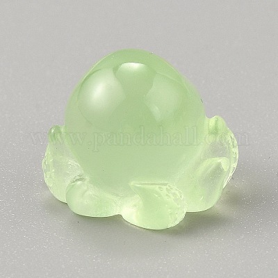 Светящиеся прозрачные смоляные украшения в виде осьминога RESI-WH20017-01G-1