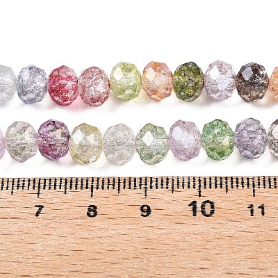 Прозрачные стеклянные бусины GLAA-T023-8mm-A15-1