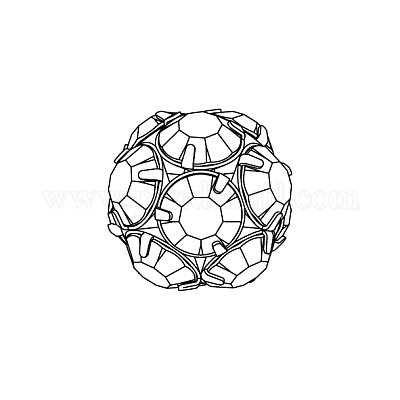 Кристаллы preciosa® maxima в оправах X-PRC-MB8-00030-B-1