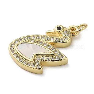 Латунные микро проложить кубического циркония подвески KK-Q808-38G-1
