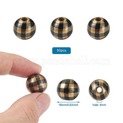 Натуральные деревянные бусы&nbsp;WOOD-TAC0010-05I-1